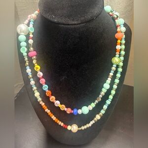 19” Multicolor “Adventure” Beaded Necklace